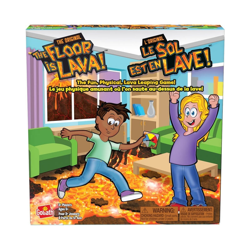 The Original The Floor is Lava Bilingual Family Game, Ages 5+ J0W1