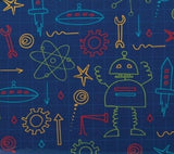 Kids Standard Insulated Soft Reusable Lunch Bag, Robot Doodles U4S4 - product image 1