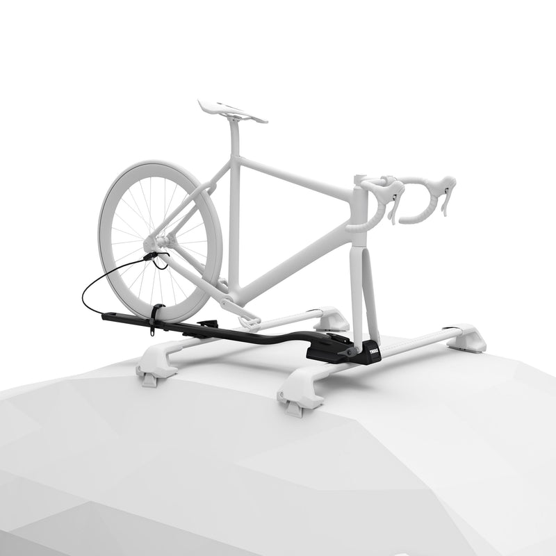 FastRide Black Lockable Fork Mount Roof Bike Rack M9Q5