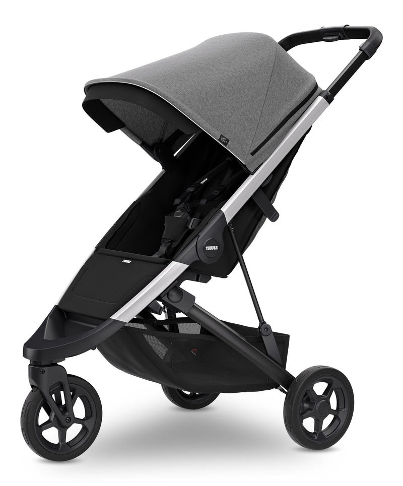 Spring Lightweight Everyday Stroller, Grey Mélange Z9M1
