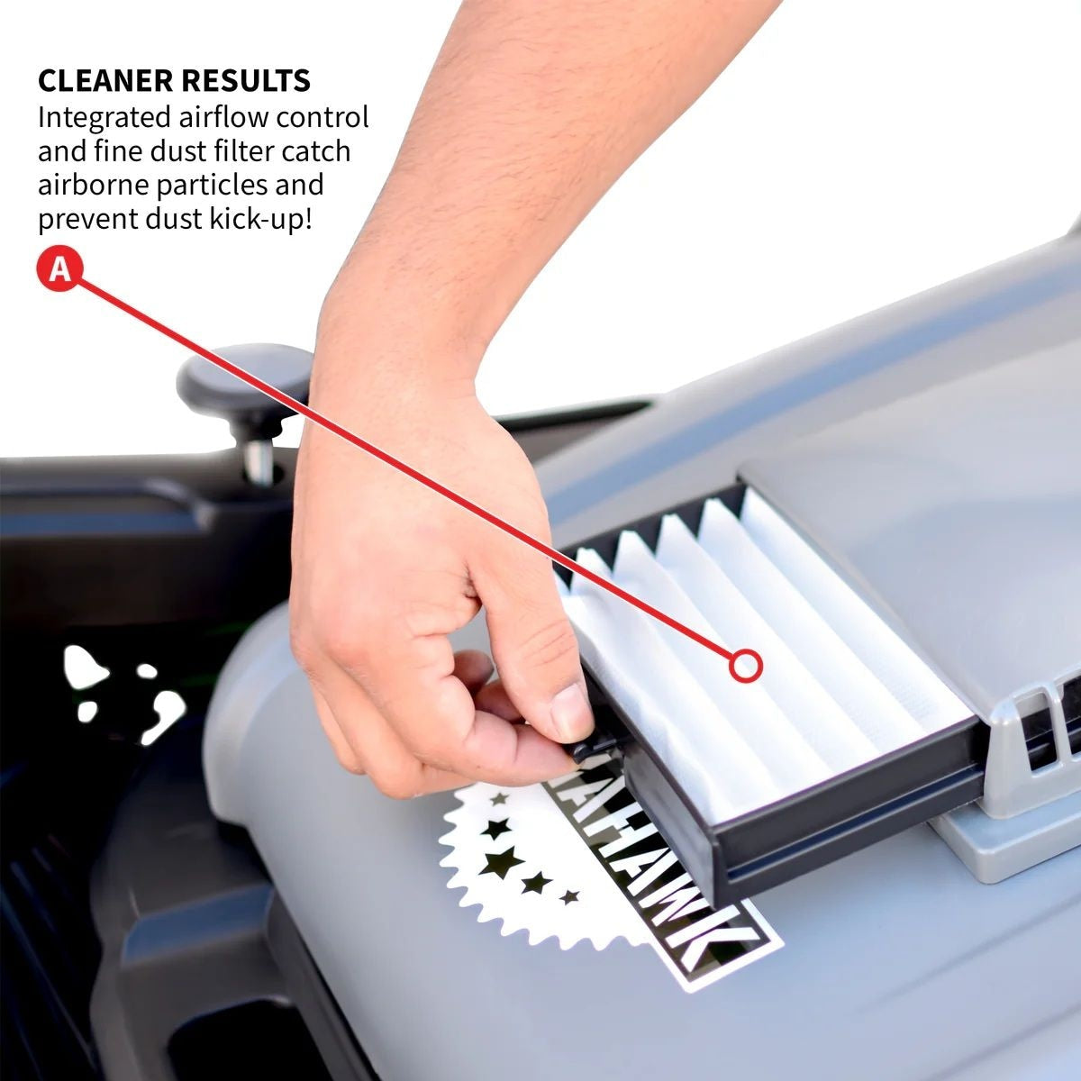 Commercial Push Sweeper & Hard Floor Cleaner, 38-in H4H9 - product image 3