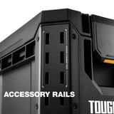 StackTech Half Portable Modular Plastic/Metal Tool Box with Inner Tray and 5 Dividers, IP65-Rated, Black H3M3 - product image 5