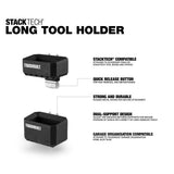 StackTech Long Tool Holder for StackTech Toolbox, Black Q1T5 - product image 4