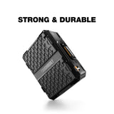 StackTech Top Portable Modular Plastic/Metal Tool Box with 4 Dividers and 4 Bins, IP65-Rated, Black B2P8 - product image 8