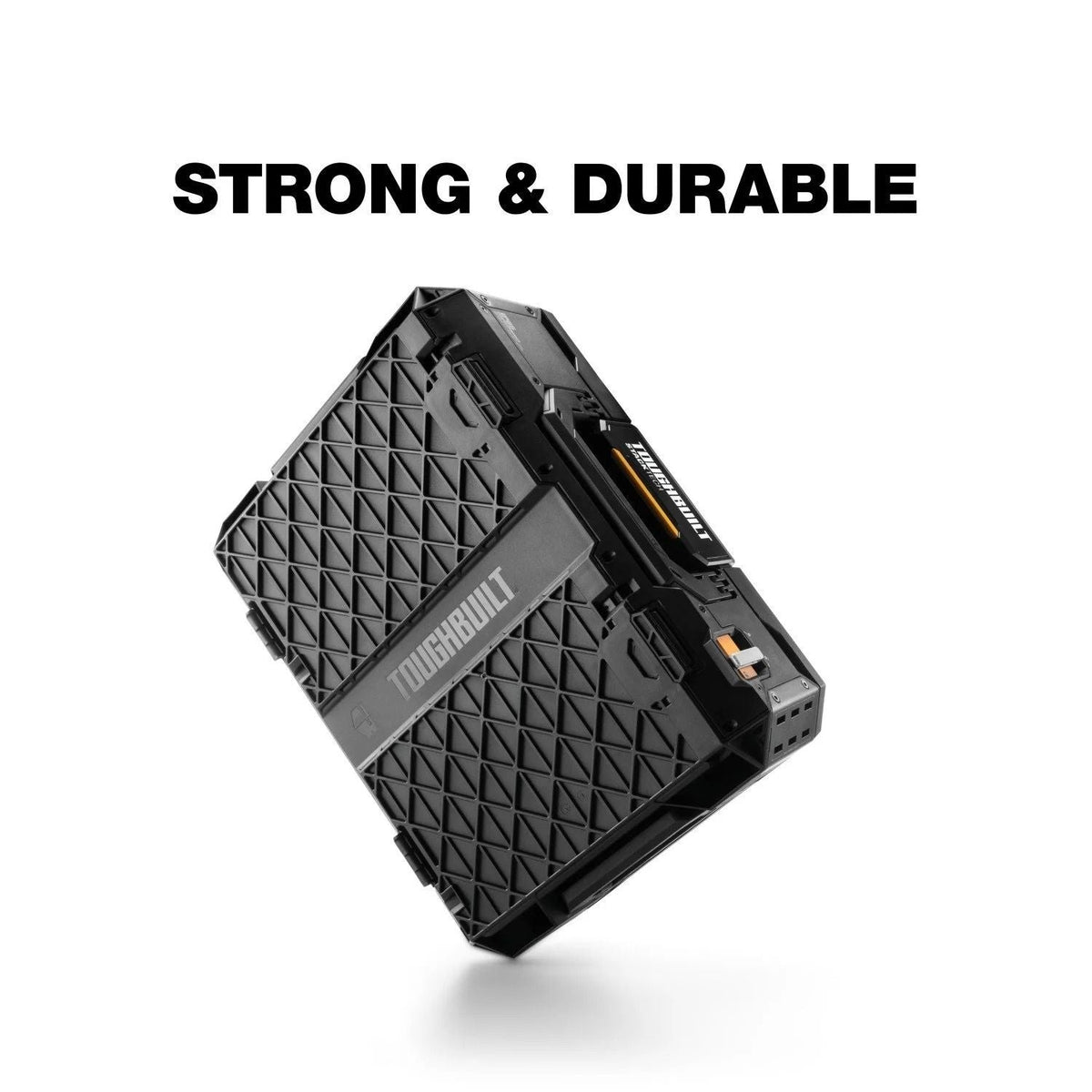 StackTech Top Portable Modular Plastic/Metal Tool Box with 4 Dividers and 4 Bins, IP65-Rated, Black B2P8 - product image 8