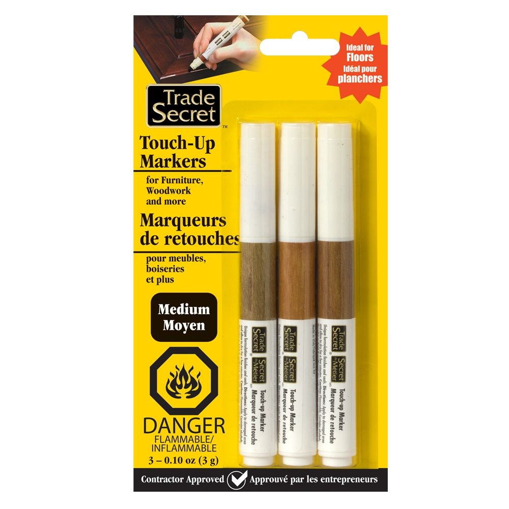 Medium Touch Up Markers for Wood, Medium Brown, 3-pk D7S8 - product image 1