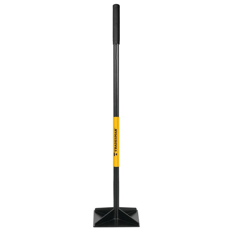Steel Leveling Garden Tamper with Rubber Grip, 10-in x 10-in U7G2