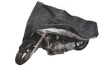 Premium Polyester Motorcycle Cover, Black, Medium J6C2 - product image 1