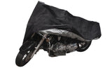 Premium Polyester Motorcycle Cover, Black, Medium J6C2 - product image 2