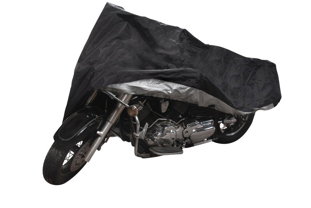 Premium Polyester Motorcycle Cover, Black, Medium J6C2 - product image 2