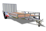 83-in x 14-ft Utility Trailer with Gate & Side ATV Ramps, Galvanized M7W5 - product image 1