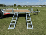 83-in x 14-ft Utility Trailer with Gate & Side ATV Ramps, Galvanized M7W5 - product image 2