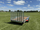 83-in x 14-ft Utility Trailer with Gate & Side ATV Ramps, Galvanized F0O1 - product image 3