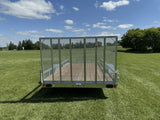 83-in x 14-ft Utility Trailer with Gate & Side ATV Ramps, Galvanized M7W5 - product image 4