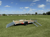 83-in x 14-ft Utility Trailer with Gate & Side ATV Ramps, Galvanized M7W5 - product image 5
