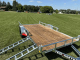 83-in x 14-ft Utility Trailer with Gate & Side ATV Ramps, Galvanized M7W5 - product image 6