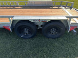 83-in x 16-ft Tandem Axle Utility Trailer, Galvanized V0K2 - product image 1