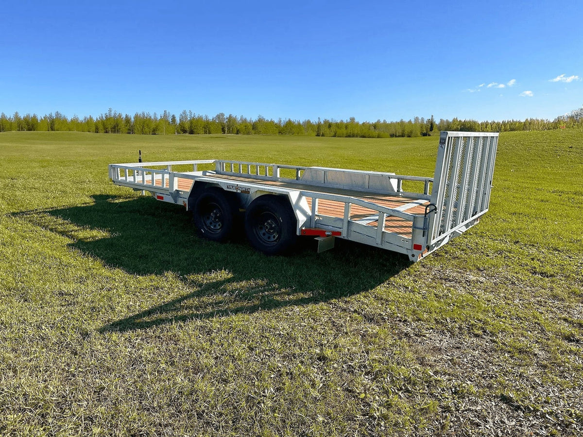 83-in x 16-ft Tandem Axle Utility Trailer, Galvanized V0K2 - product image 3