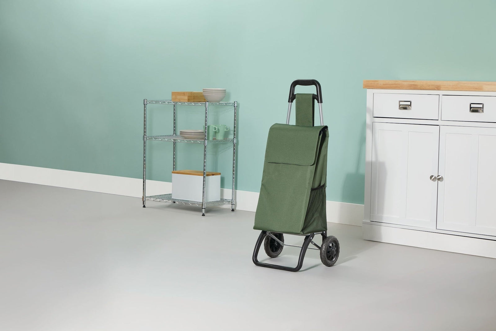 Type A 2-Wheel Shopping Cart, Holds Up to 33-lb R8X7 - product image 1