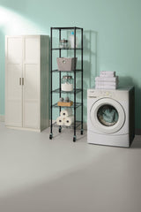 Type A 6-Tier Slim Small Space Storage Rack with Adjustable Shelves, No Tool Assembly V5L7 - product image 2