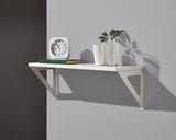 type A Align Floating Dual Bracket Shelf Kit, White, 8 x 24-in J6P8 - product image 5