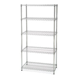 Classics 5-Tier NSF Shelving, 36-in x 18-in x 72-in, Zinc O6E6 - product image 1
