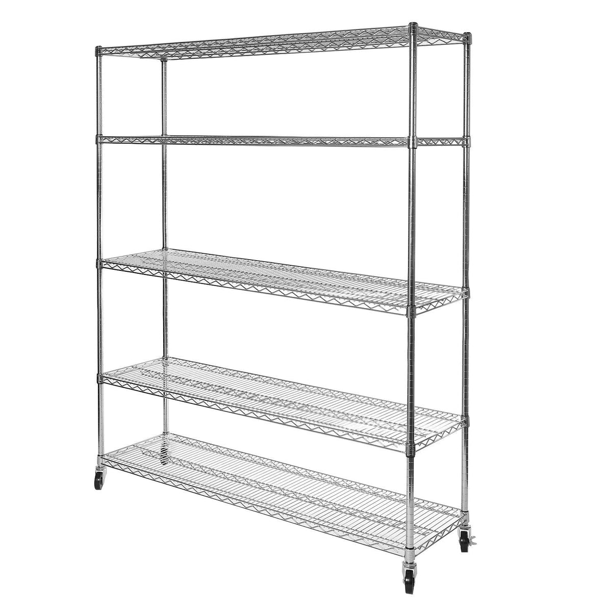 Classics 5-Tier Steel Shelving Rack, 60-in x 24-in x 72-in O1P8 - product image 2