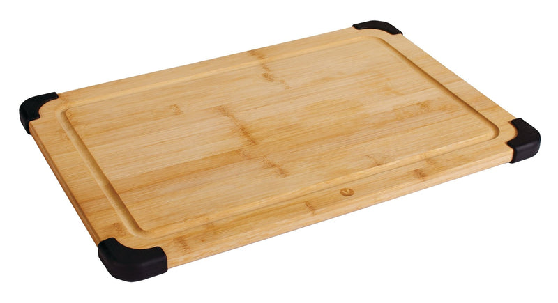 Bamboo Cutting Board, Non-Slip, 12-in x 18-in M1E8