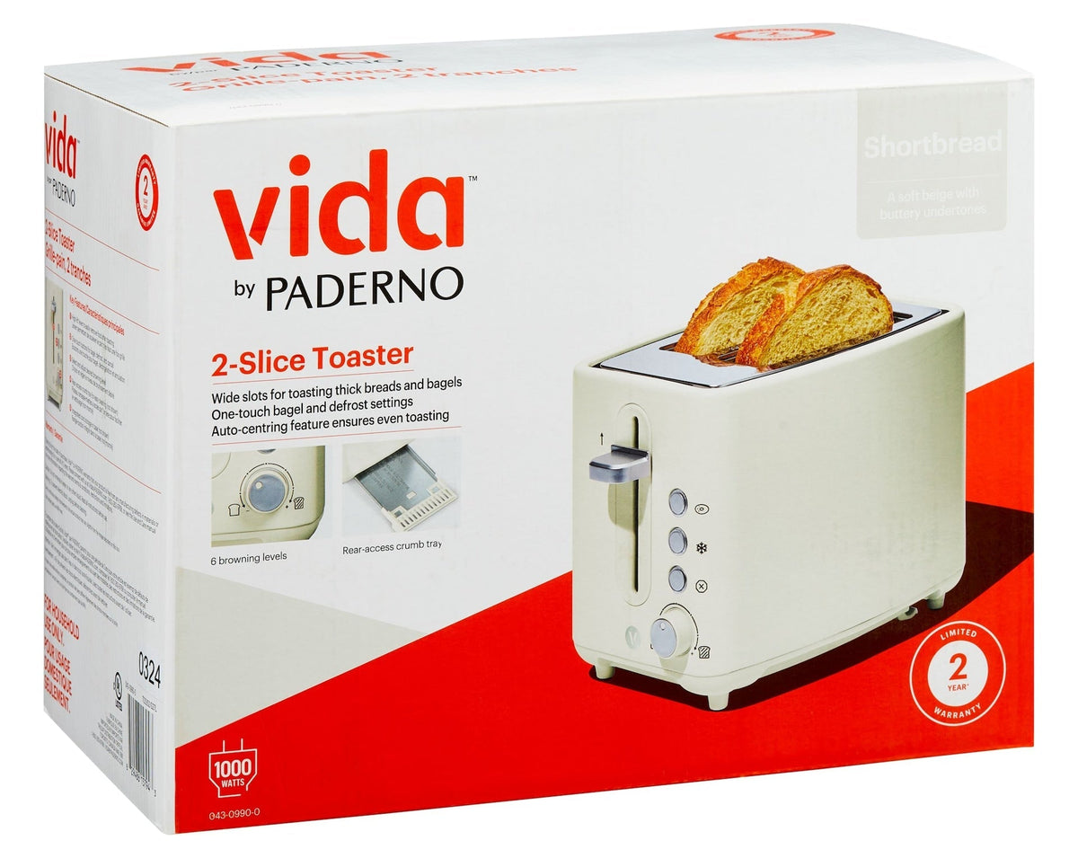 Colour Series 2-Slice Toaster with 3 Settings, Shortbread F3N4 - product image 4