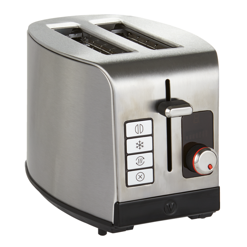 Digital Stainless Steel Toaster, 2-Slice B4K2
