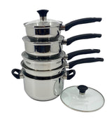 Everyday Series Premium Stainless Steel Cookware Set, Dishwasher & Oven-Safe, 10-pc T0C6 - product image 1