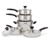 Everyday Series Premium Stainless Steel Cookware Set, Dishwasher & Oven-Safe, 10-pc T0C6 - product image 4