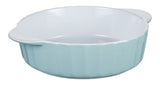 Round Ceramic Baking Dish, 2.1 L, Blue D4T7 - product image 1