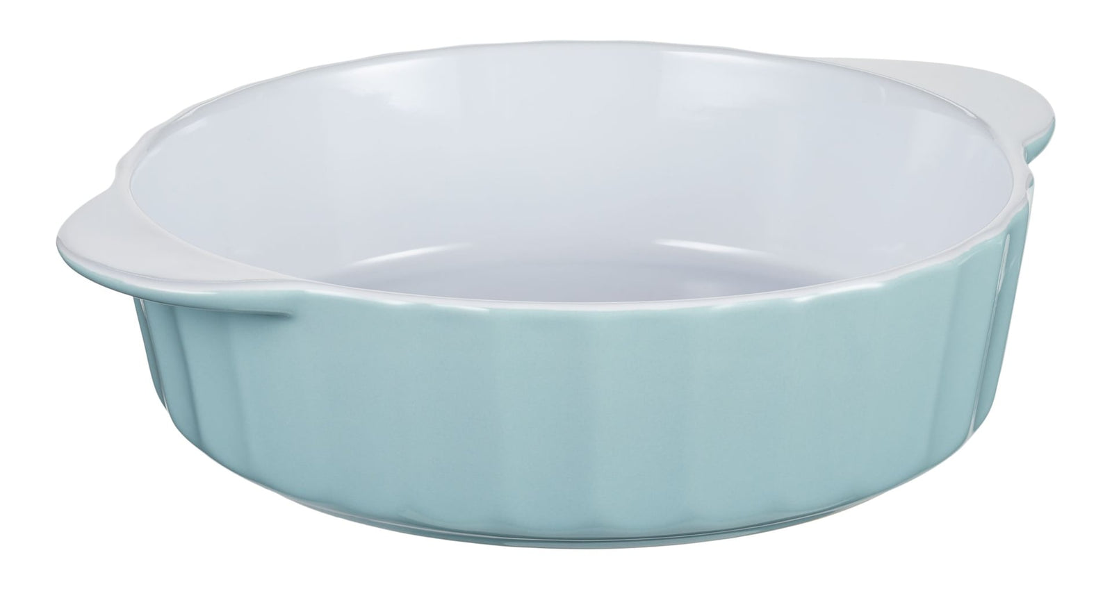 Round Ceramic Baking Dish, 2.1 L, Blue W8H2 - product image 1