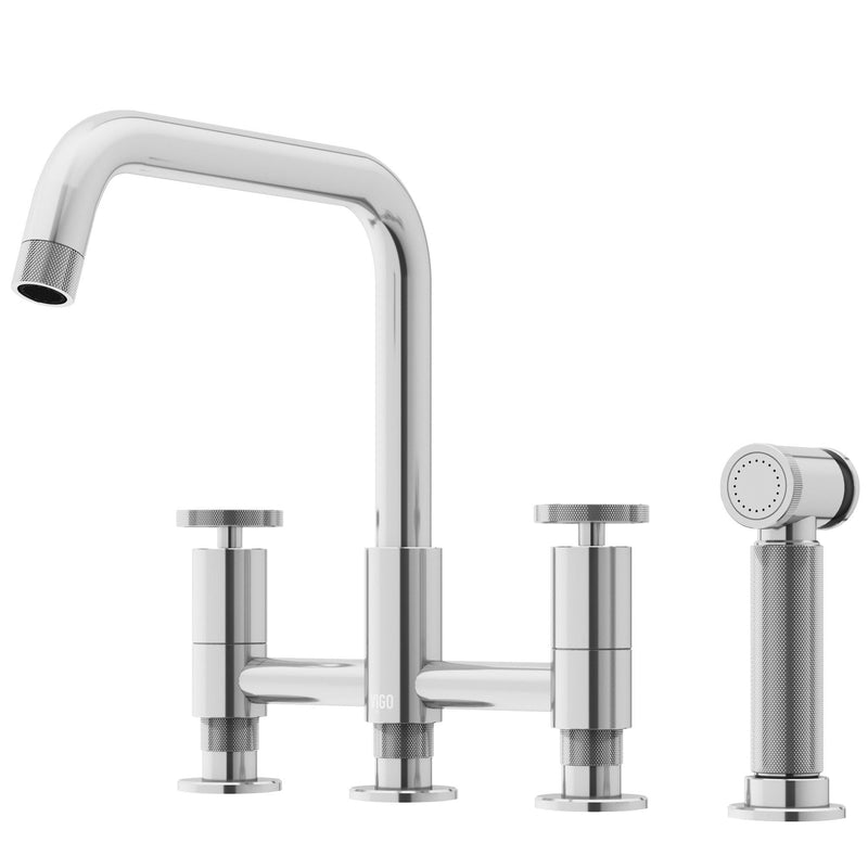 Cass 2-Handle Bridge Kitchen Faucet X2K7