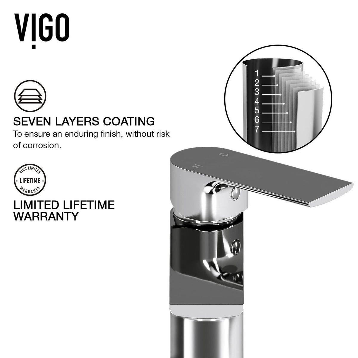 Davidson Single Handle Single Hole Bathroom Sink Faucet, WaterSense Certified, Chrome P0X1 - product image 3