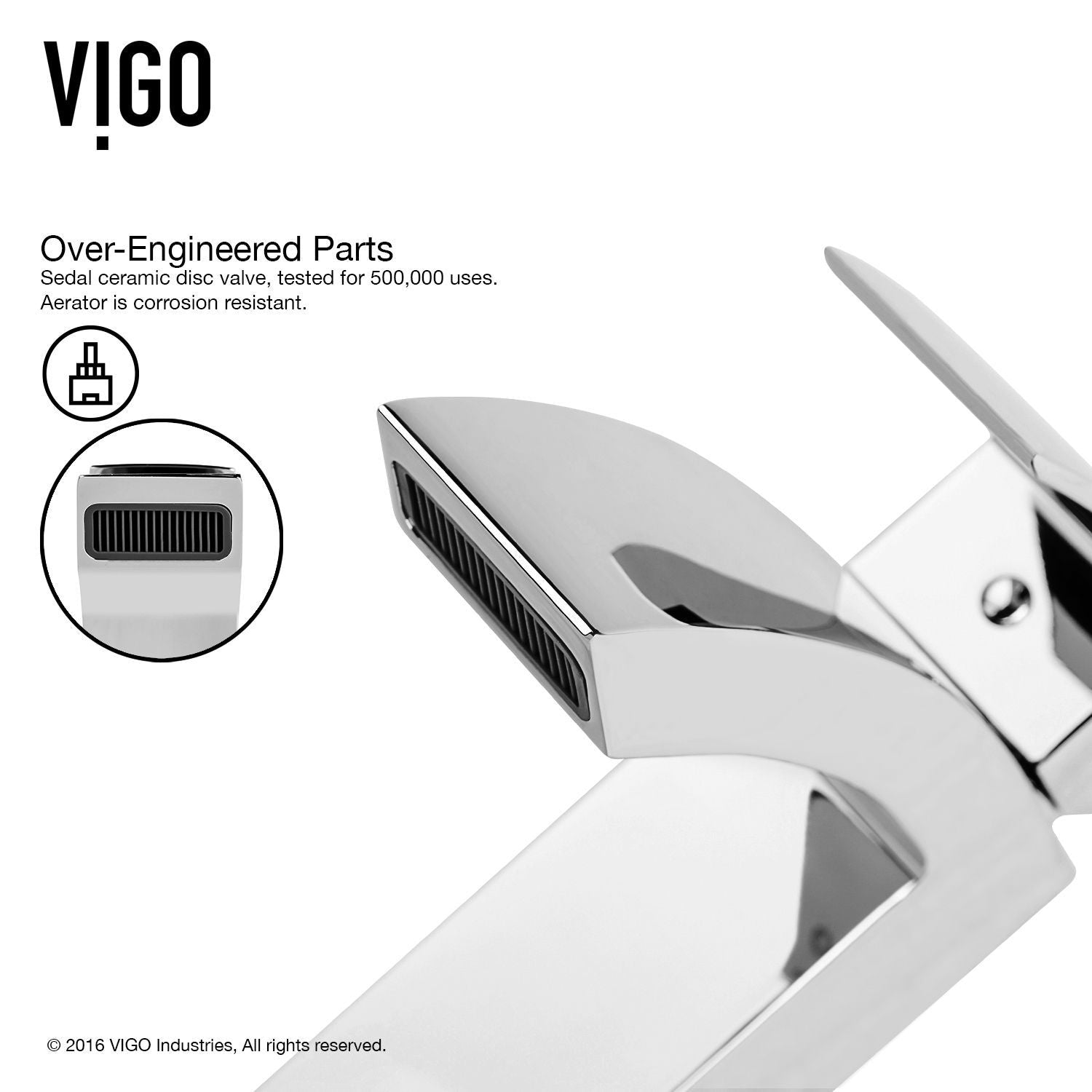 Duris Single Handle Single Hole Bathroom Sink Faucet, WaterSense Certified, Chrome Z4L5 - product image 3