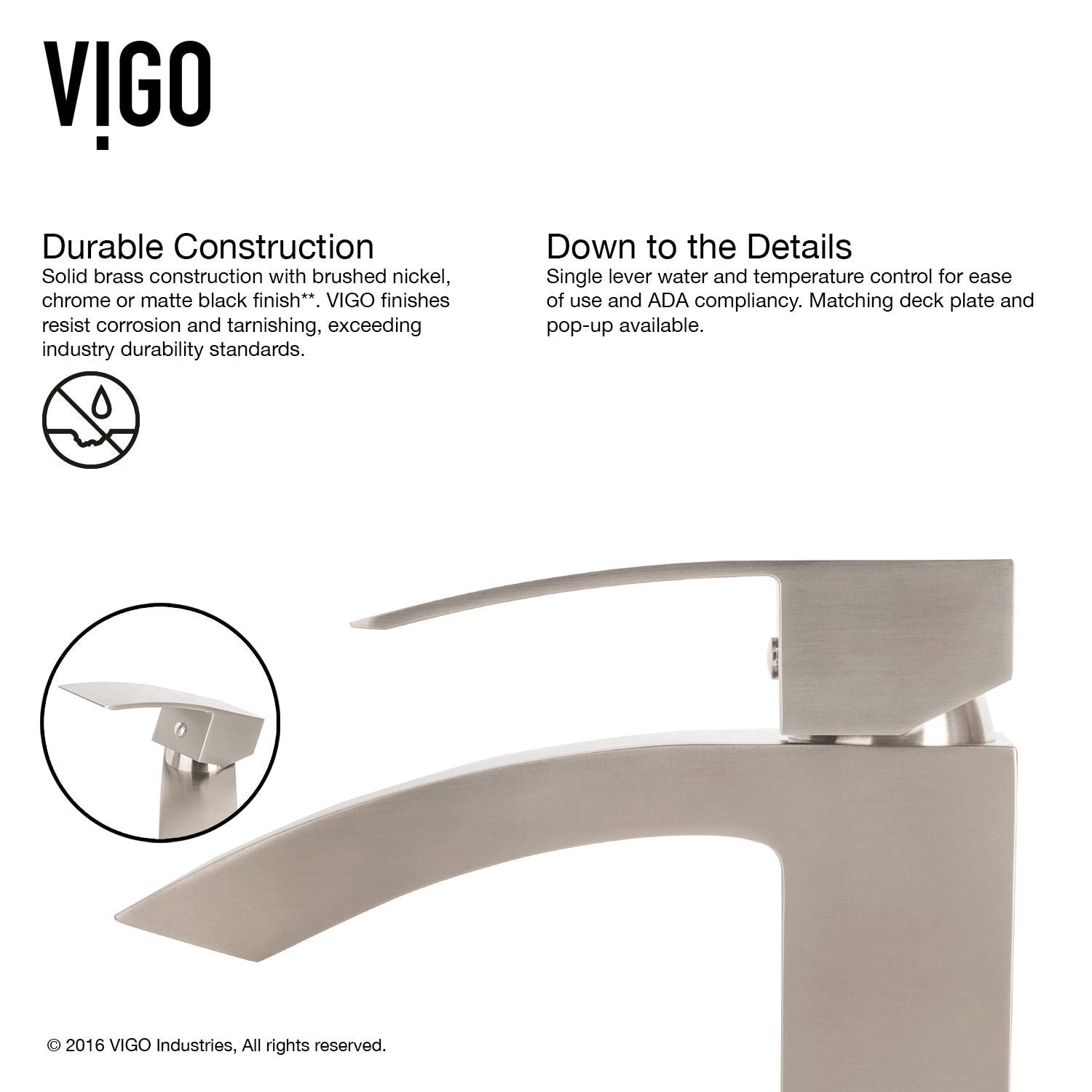 Duris Single Handle Single Hole Bathroom Sink Faucet, WaterSense Certified, Chrome D3D9 - product image 7
