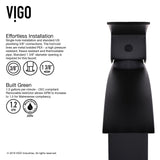 Duris Single Handle Vessel Sink Bathroom Faucet with Deck Plate, Matte Black R1C9 - product image 8