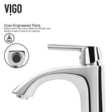 Glass Grey Onyx Bathroom Sink/Basin Set with Linus Faucet and Round Vessel G0D2 - product image 5