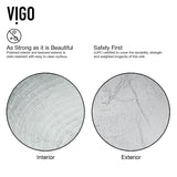 Glass Simply Silver Bathroom Sink/Basin Set with Niko Faucet and Round Vessel V0A2 - product image 7
