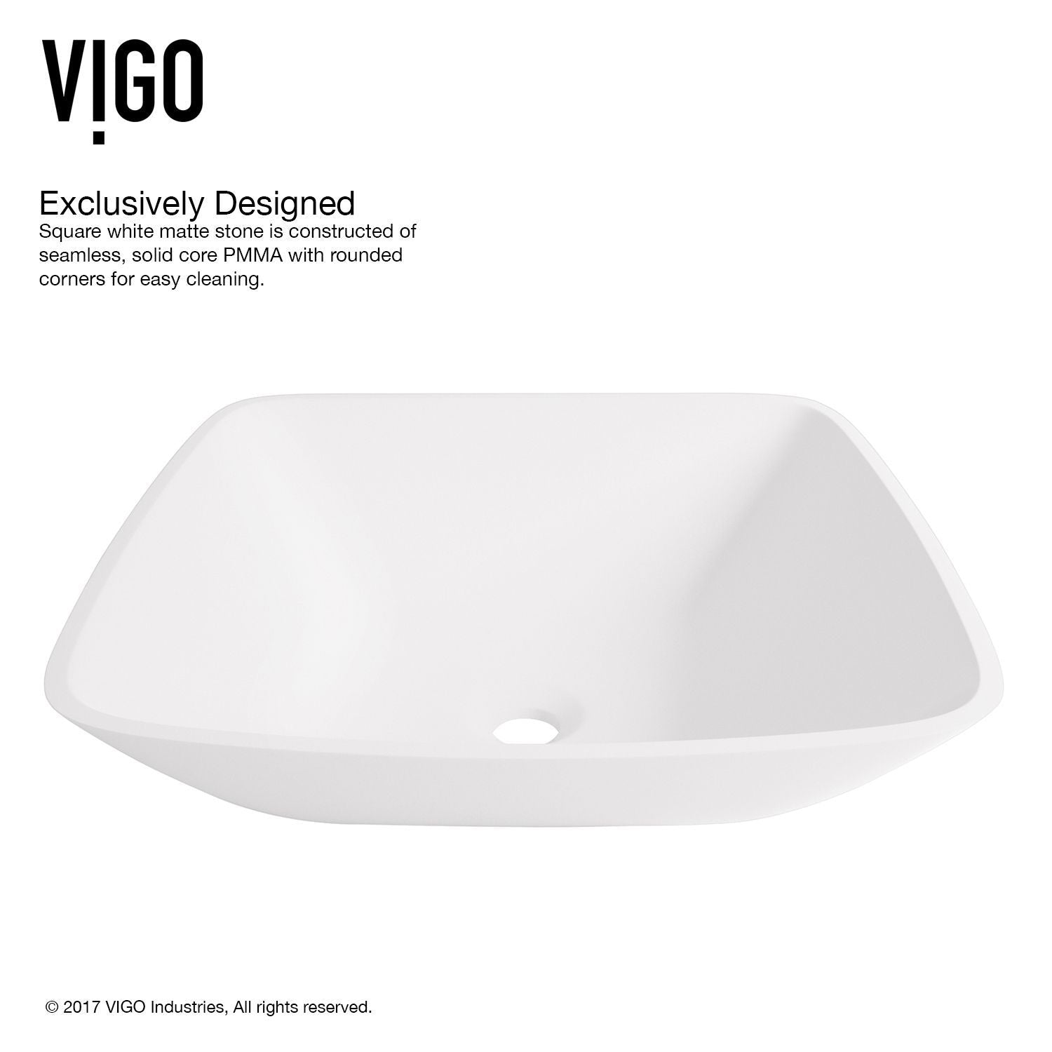 Hyacinth Matte Stone Round Vessel Bathroom Sink/Basin, Handpolished Construction, White G1D0 - product image 1