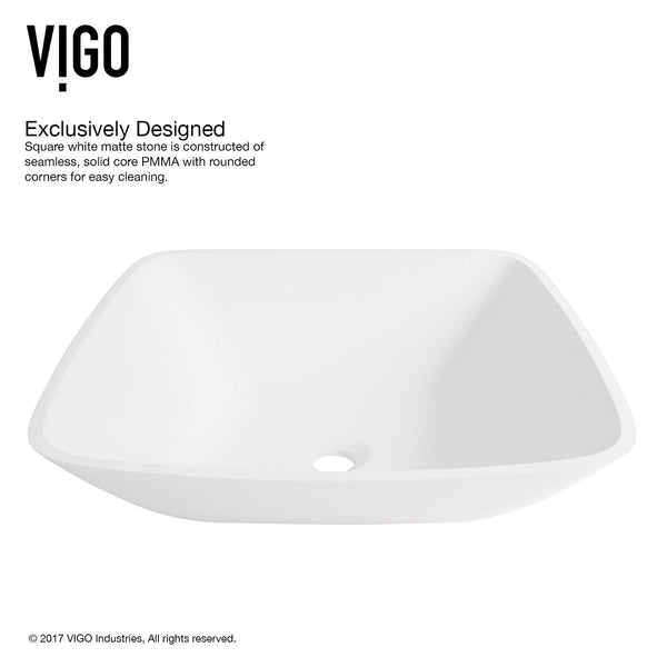 Hyacinth Matte Stone Round Vessel Bathroom Sink/Basin, Handpolished Construction, White G1D0