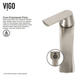 Marigold MatteStone White Bathroom Sink/Basin Set with Linus Faucet and Rectangular Composite Vessel U2P4 - product image 3