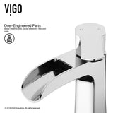 Paloma Single Handle Single Hole Bathroom Sink Faucet, WaterSense Certified, Chrome R1Z8 - product image 7
