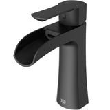 Paloma Single Handle Single Hole Bathroom Sink Faucet, WaterSense Certified, Matte Black W5O3 - product image 3