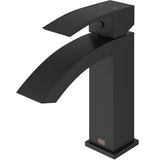Satro Single Handle Single Hole Bathroom Sink Faucet, WaterSense Certified, Matte Black Q2E4 - product image 2