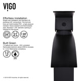 Satro Single Handle Single Hole Bathroom Sink Faucet, WaterSense Certified, Matte Black Q2E4 - product image 6