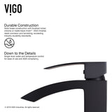 Satro Single Handle Single Hole Bathroom Sink Faucet, WaterSense Certified, Matte Black R6Q1 - product image 7