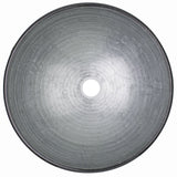 Simply Glass Round Vessel Bathroom Sink/Basin with Deep Bowl, Gray J2I5 - product image 2